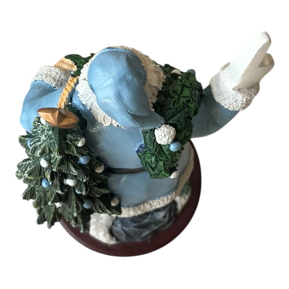 Memory Company Carolina Tar heels #1 Santa Limited Ed. Christmas Figurine Vtg - Picture 8 of 12